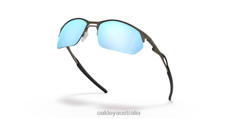 Wire Tap 2.0 Prizm Deep Water Polarized Lenses, Satin Lead Frame Oakley2ZJX379