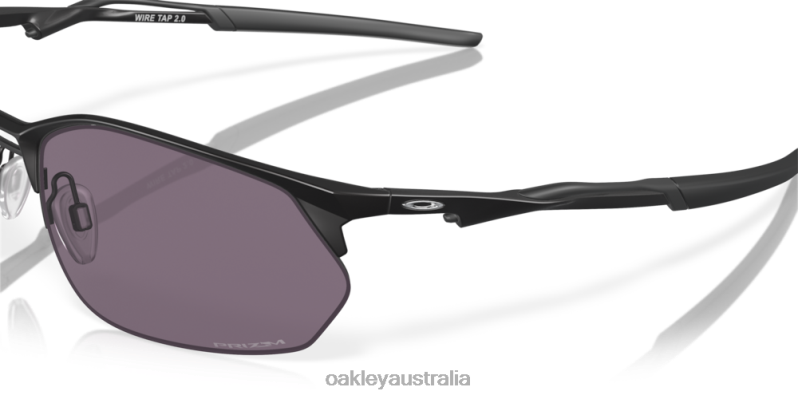 Wire Tap 2.0 Prizm Grey Lenses, Satin Black Frame Oakley2ZJX375