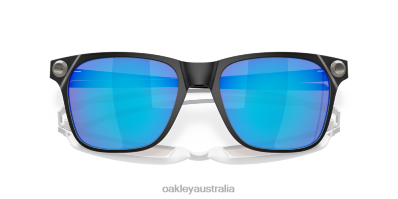 Apparition Sapphire Iridium Polarized Lenses, Satin Black Ink Frame Oakley2ZJX975