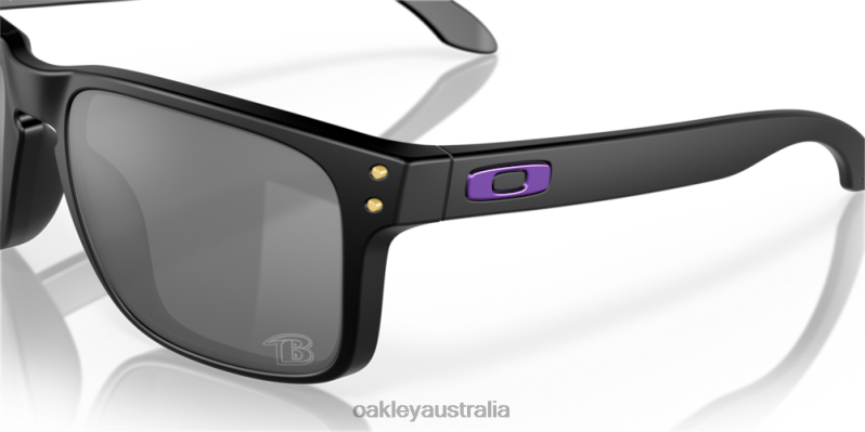 Baltimore Ravens Holbrook Prizm Black Lenses, Matte Black Frame Oakley2ZJX606