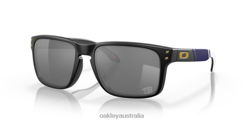 Baltimore Ravens Holbrook Prizm Black Lenses, Matte Black Frame Oakley2ZJX607
