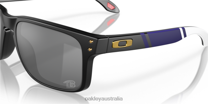 Baltimore Ravens Holbrook Prizm Black Lenses, Matte Black Frame Oakley2ZJX607