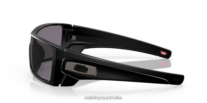 Batwolf Prizm Grey Polarized Lenses, Matte Black Frame Oakley2ZJX493