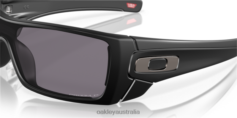 Batwolf Prizm Grey Polarized Lenses, Matte Black Frame Oakley2ZJX493