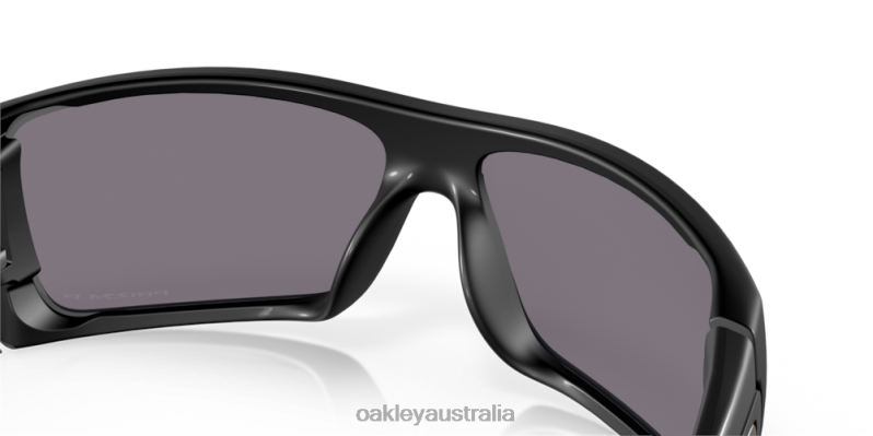 Batwolf Prizm Grey Polarized Lenses, Matte Black Frame Oakley2ZJX493