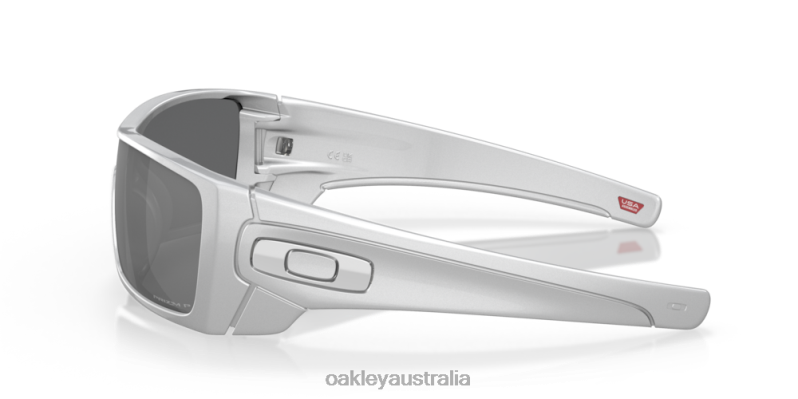 Batwolf X-Silver Collection Prizm Black Polarized Lenses, X-Silver Frame Oakley2ZJX603