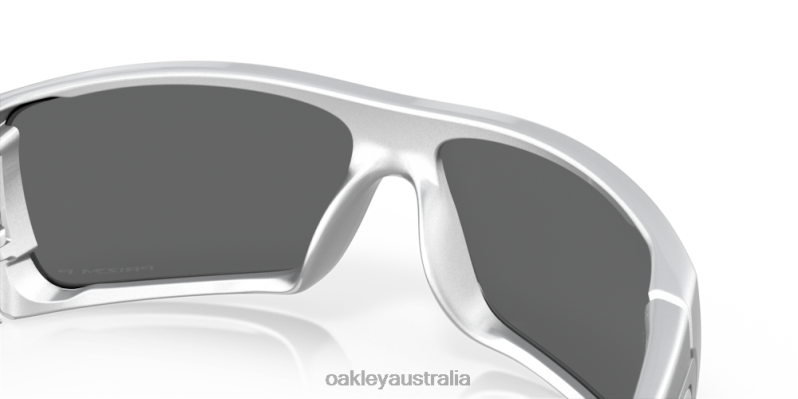 Batwolf X-Silver Collection Prizm Black Polarized Lenses, X-Silver Frame Oakley2ZJX603