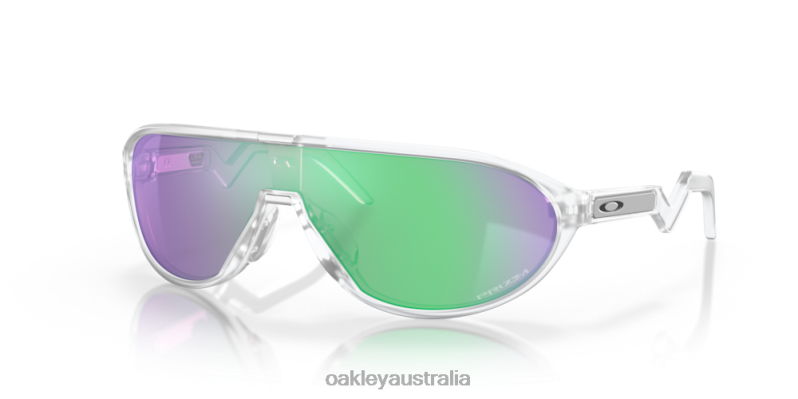 CMDN (Low Bridge Fit) Prizm Road Jade Lenses, Matte Clear Frame Oakley2ZJX1029