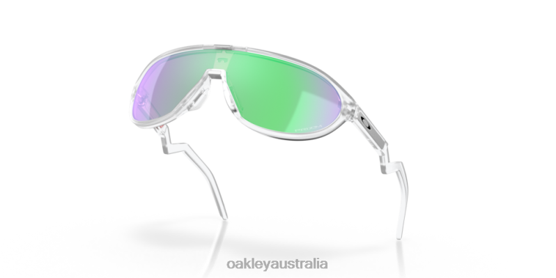 CMDN (Low Bridge Fit) Prizm Road Jade Lenses, Matte Clear Frame Oakley2ZJX1029