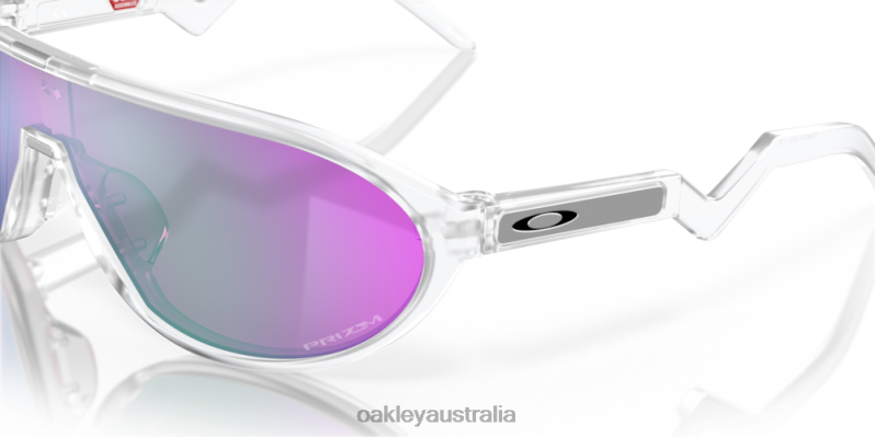 CMDN (Low Bridge Fit) Prizm Road Jade Lenses, Matte Clear Frame Oakley2ZJX1029