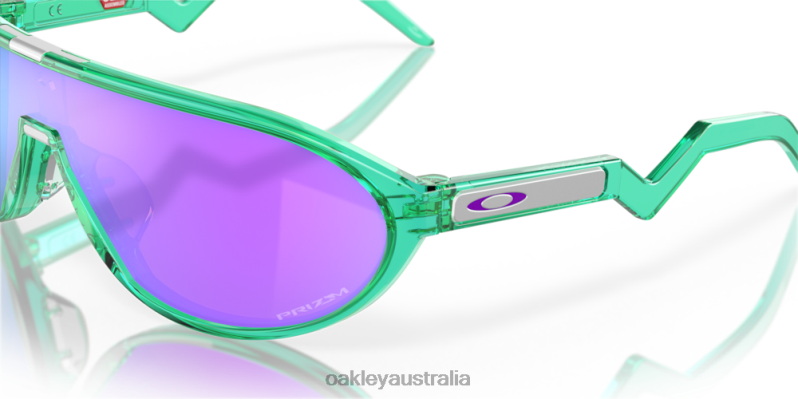 CMDN (Low Bridge Fit) Prizm Violet Lenses, Translucent Celeste Frame Oakley2ZJX1031