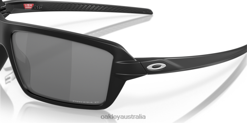 Cables Prizm Black Polarized Lenses, Matte Black Frame Oakley2ZJX666