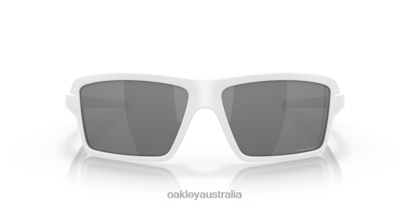 Cables Prizm Black Polarized Lenses, Matte White Frame Oakley2ZJX674