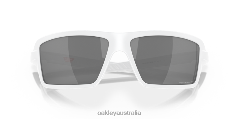 Cables Prizm Black Polarized Lenses, Matte White Frame Oakley2ZJX674