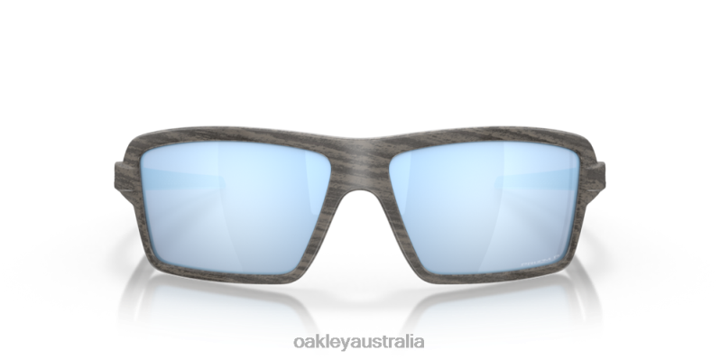 Cables Prizm Deep Water Polarized Lenses, Woodgrain Frame Oakley2ZJX670