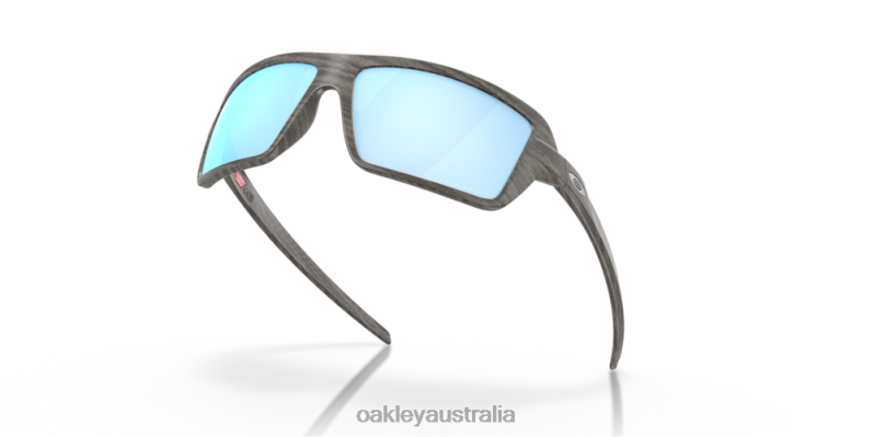 Cables Prizm Deep Water Polarized Lenses, Woodgrain Frame Oakley2ZJX670