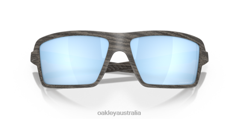 Cables Prizm Deep Water Polarized Lenses, Woodgrain Frame Oakley2ZJX670