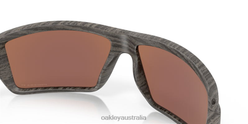 Cables Prizm Deep Water Polarized Lenses, Woodgrain Frame Oakley2ZJX670