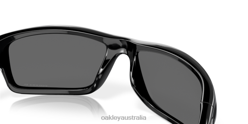 Canteen Black Iridium Polarized Lenses, Polished Black Frame Oakley2ZJX744