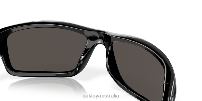 Canteen Chrome Iridium Polarized Lenses, Polished Black Frame Oakley2ZJX747