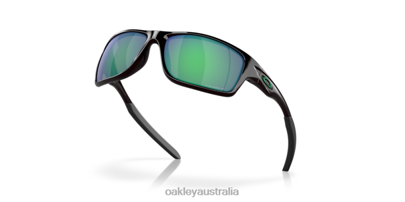 Canteen Jade Iridium Polarized Lenses, Black Ink Frame Oakley2ZJX745