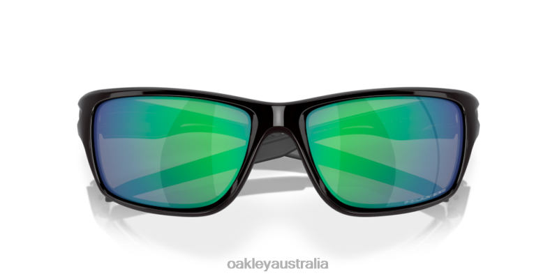 Canteen Jade Iridium Polarized Lenses, Black Ink Frame Oakley2ZJX745