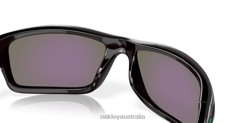 Canteen Jade Iridium Polarized Lenses, Black Ink Frame Oakley2ZJX745