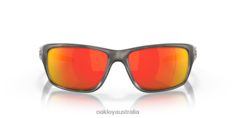 Canteen Ruby Iridium Polarized Lenses, Matte Black Tortoise Frame Oakley2ZJX748