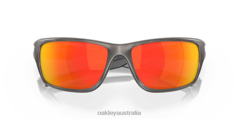 Canteen Ruby Iridium Polarized Lenses, Matte Black Tortoise Frame Oakley2ZJX748