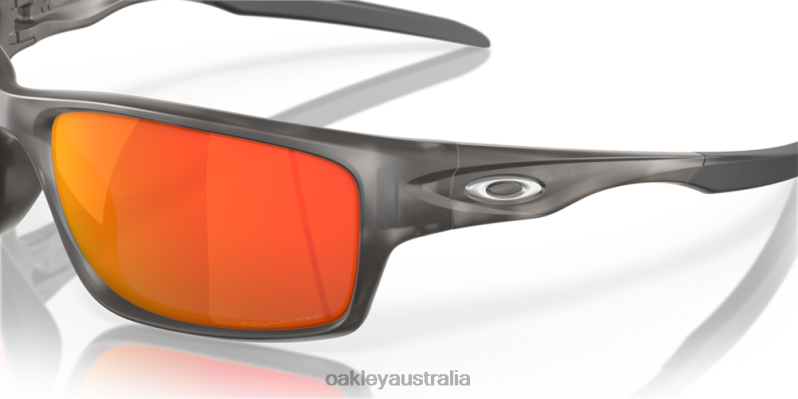 Canteen Ruby Iridium Polarized Lenses, Matte Black Tortoise Frame Oakley2ZJX748