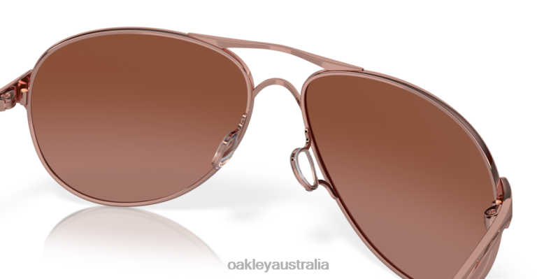 Caveat Vr50 Brown Gradient Lenses, Rose Gold Frame Oakley2ZJX506