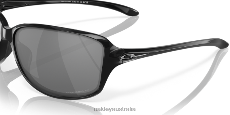 Cohort Prizm Black Polarized Lenses, Polished Black Frame Oakley2ZJX459