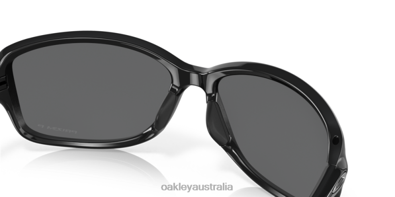 Cohort Prizm Black Polarized Lenses, Polished Black Frame Oakley2ZJX459