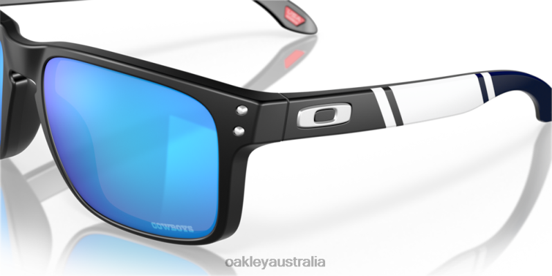 Dallas Cowboys Holbrook Prizm Sapphire Lenses, Matte Black Frame Oakley2ZJX615