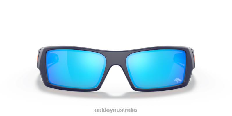 Denver Broncos Gascan Prizm Sapphire Lenses, Matte Navy Frame Oakley2ZJX553