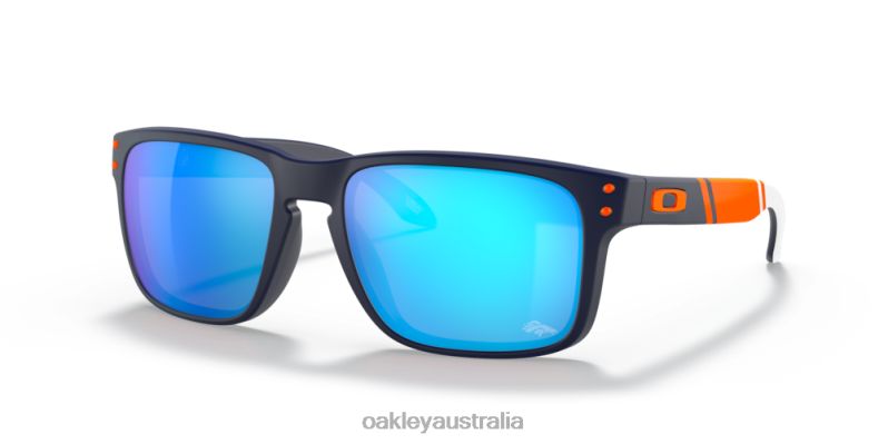 Denver Broncos Holbrook Prizm Sapphire Lenses, Matte Navy Frame Oakley2ZJX618