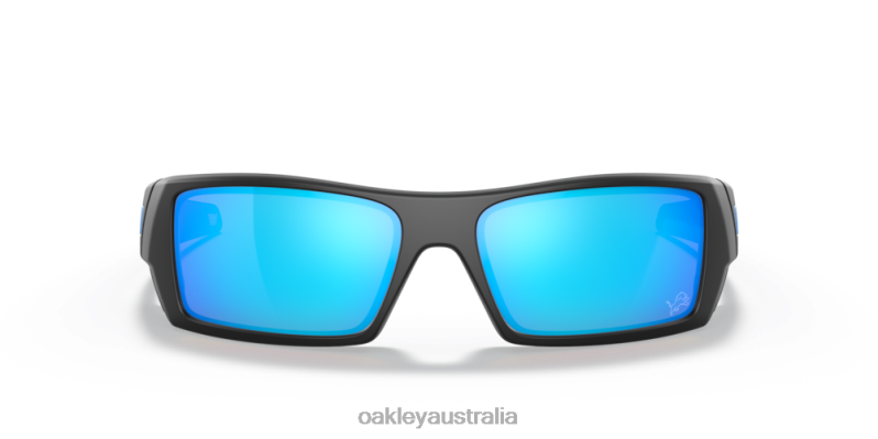Detroit Lions Gascan Prizm Sapphire Lenses, Matte Black Frame Oakley2ZJX554