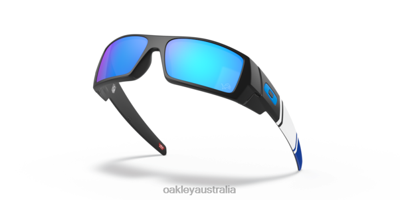 Detroit Lions Gascan Prizm Sapphire Lenses, Matte Black Frame Oakley2ZJX554
