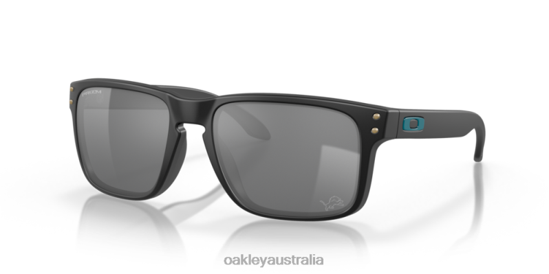 Detroit Lions Holbrook Prizm Black Lenses, Matte Black Frame Oakley2ZJX619