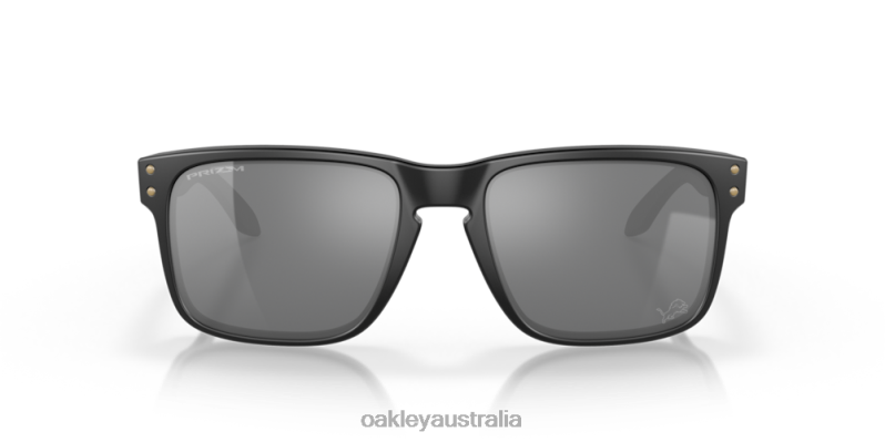 Detroit Lions Holbrook Prizm Black Lenses, Matte Black Frame Oakley2ZJX619