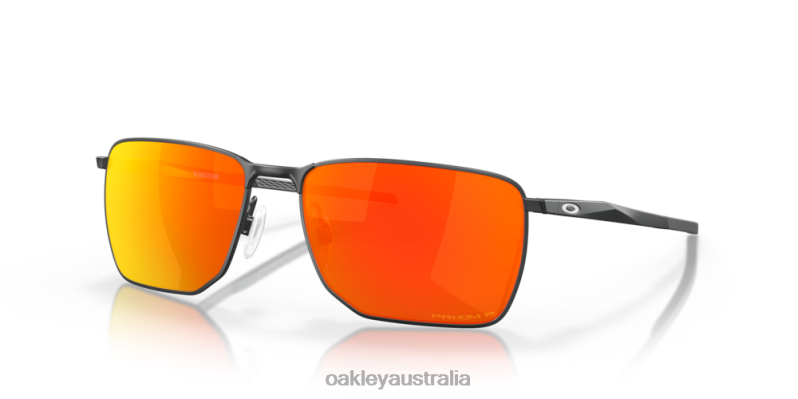 Ejector Prizm Ruby Polarized Lenses, Light Steel Frame Oakley2ZJX348