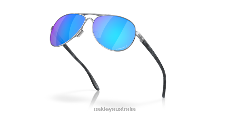 Feedback Prizm Sapphire Polarized Lenses, Polished Chrome Frame Oakley2ZJX481