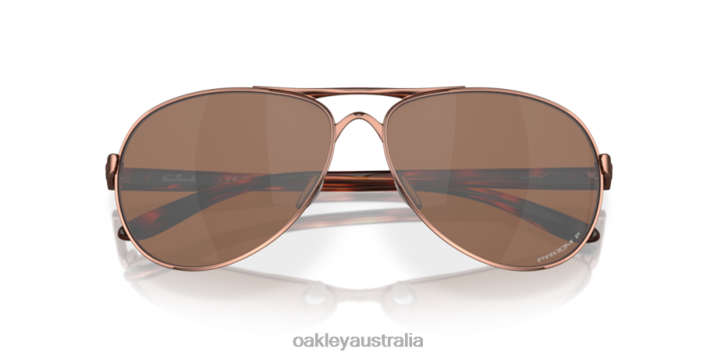 Feedback Prizm Tungsten Polarized Lenses, Rose Gold Frame Oakley2ZJX480