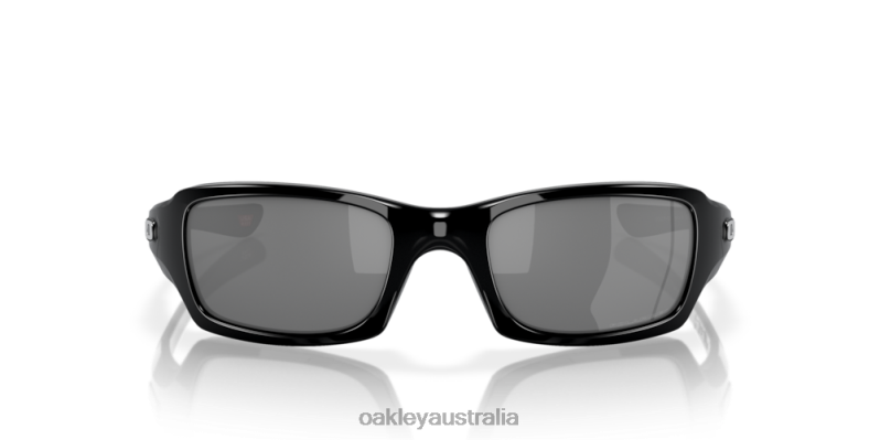 Fives Squared Black Iridium Polarized Lenses, Polished Black Frame Oakley2ZJX247