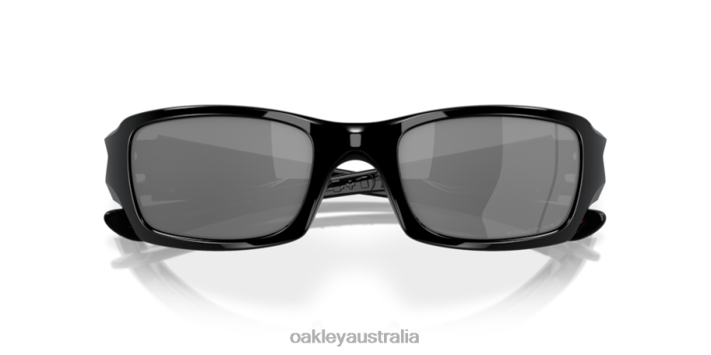 Fives Squared Black Iridium Polarized Lenses, Polished Black Frame Oakley2ZJX247