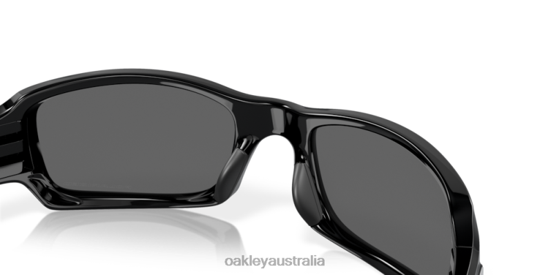 Fives Squared Black Iridium Polarized Lenses, Polished Black Frame Oakley2ZJX247