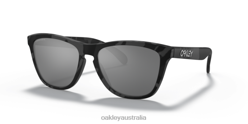 Frogskins (Low Bridge Fit) Black Camo Collection Prizm Black Lenses, Black Camo Frame Oakley2ZJX811
