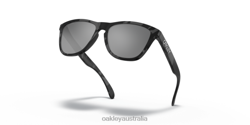 Frogskins (Low Bridge Fit) Black Camo Collection Prizm Black Lenses, Black Camo Frame Oakley2ZJX811