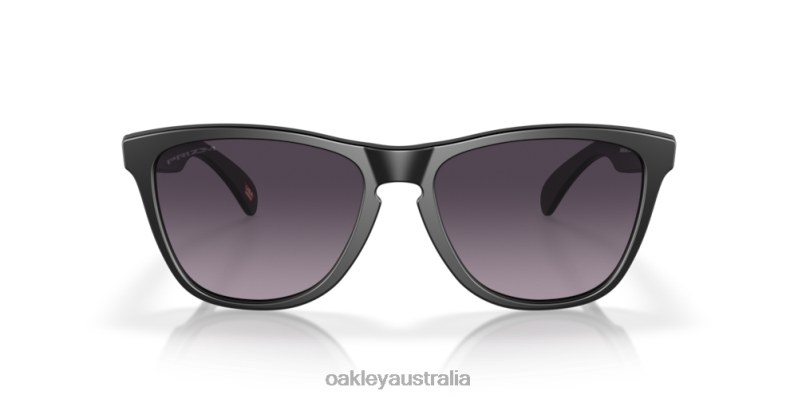 Frogskins (Low Bridge Fit) Prizm Grey Gradient Lenses, Matte Black Frame Oakley2ZJX819