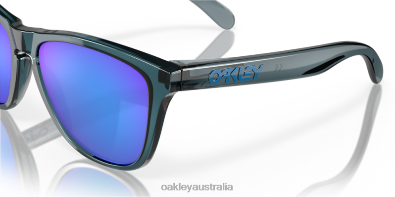 Frogskins Prizm Sapphire Polarized Lenses, Crystal Black Frame Oakley2ZJX111
